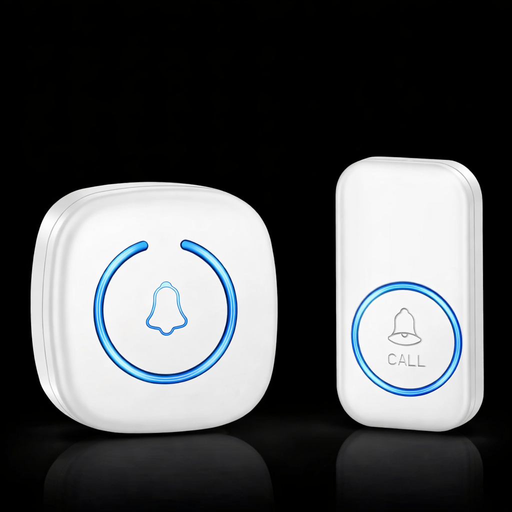 Sonnette sans fil Longue Portée Exterieur Étanche Electronique avec 60 Mélodies