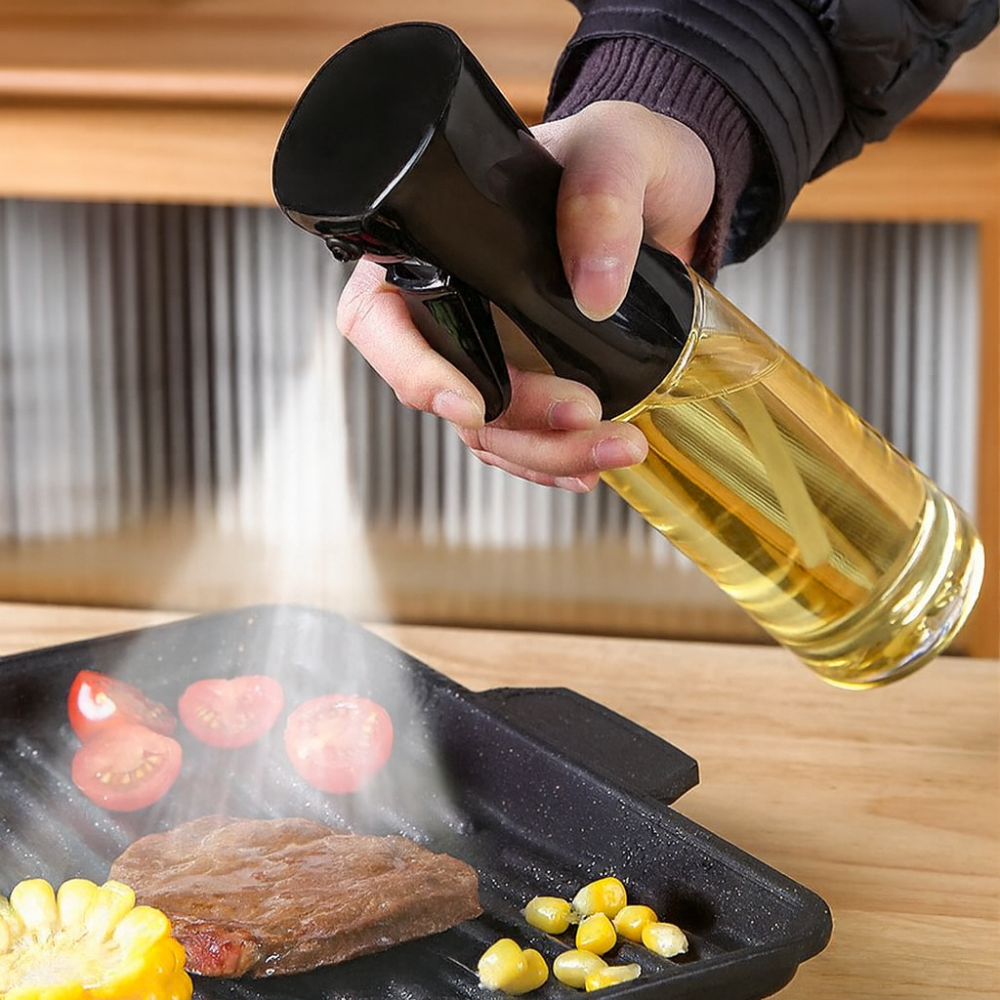 Spray huile cuisine 300 ml pour airfryer – Accessoire friteuse sans huile