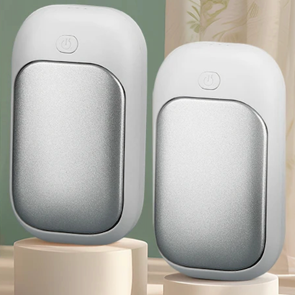 Warmix | Chauffe mains rechargeable réutilisable Lot de 2 portable double chaleur hiver