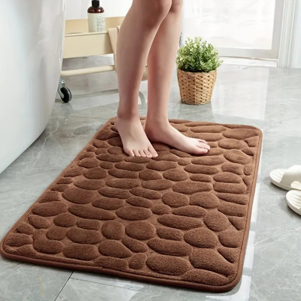 Tapis de salle de bain absorbant & confortable
