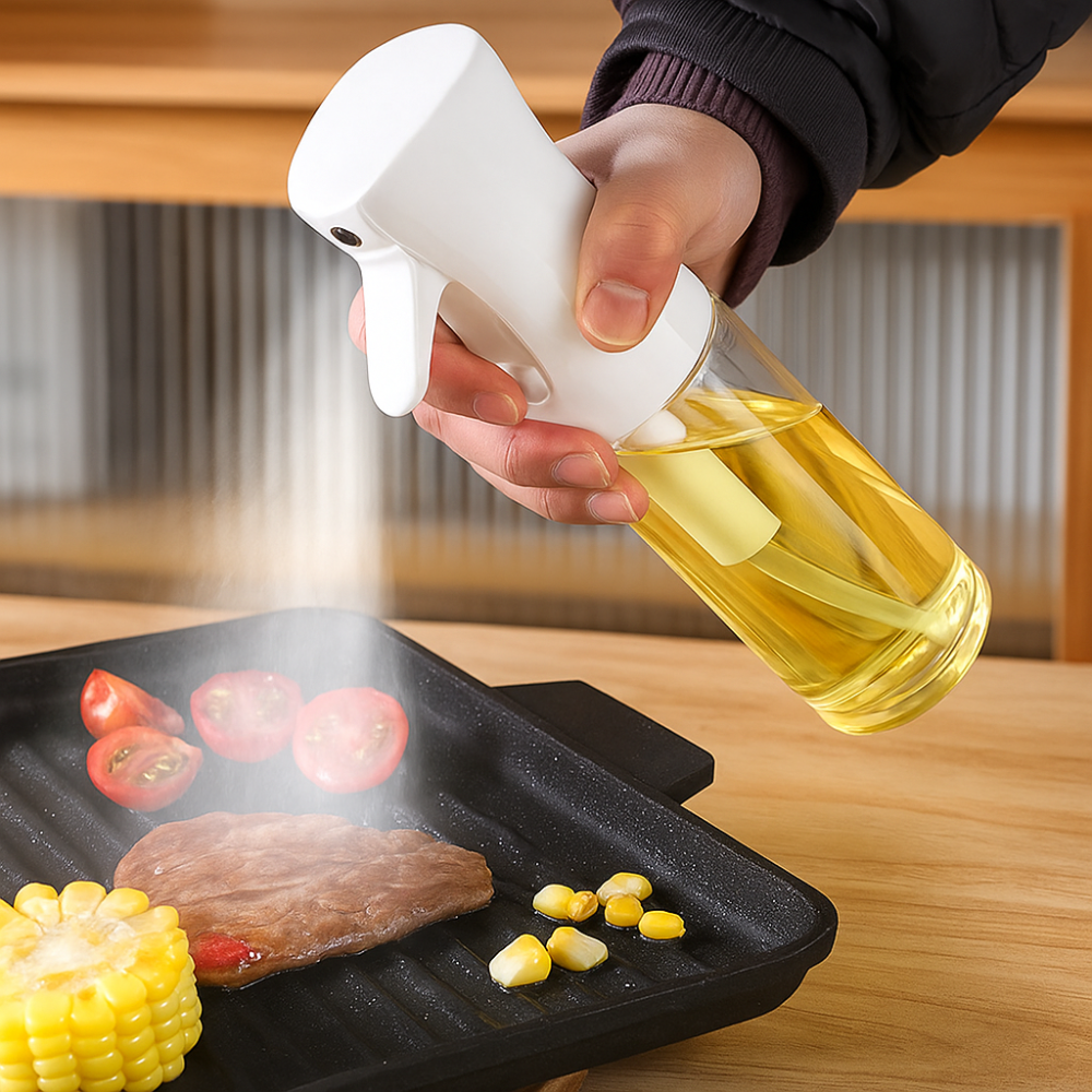 Spray huile cuisine 300 ml pour airfryer – Accessoire friteuse sans huile