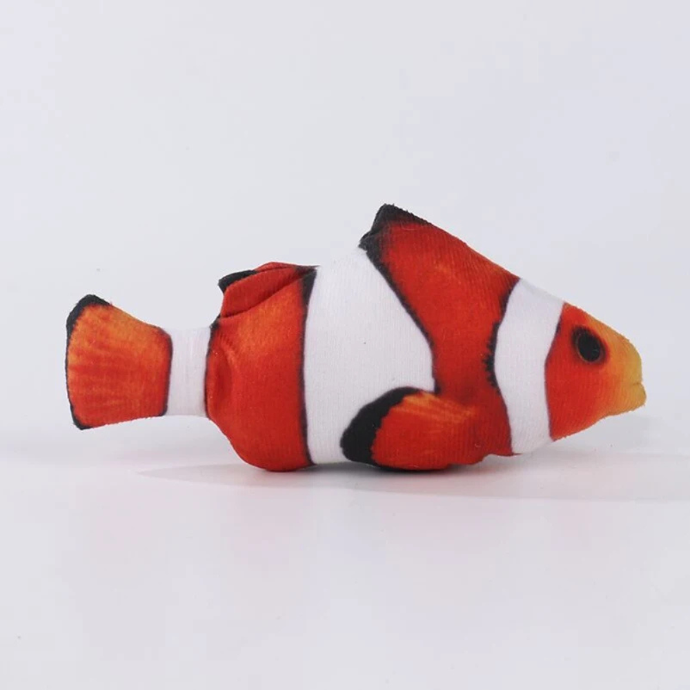 Jouet Poisson Interactif Réaliste pour Chats – Peluche Animée avec Mouvement