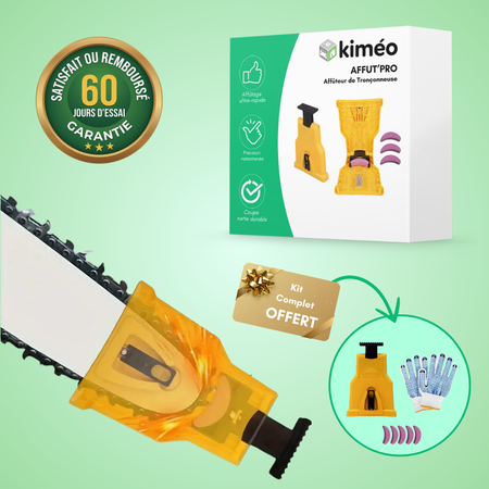 Affût’PRO Affûteur de Tronçonneuse Ultra-Rapide – Précision Instantanée pour Coupe Efficace