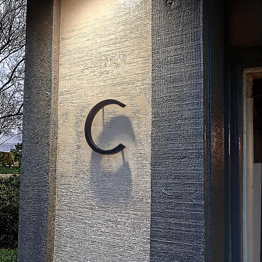 Plaque numéro maison à fixer en acier inoxydable - noir moderne extérieure