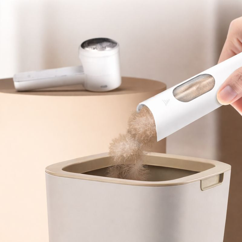 Rasoir anti peluche USB rechargeable avec affichage numérique – Portable, moteur puissant 3 vitesses