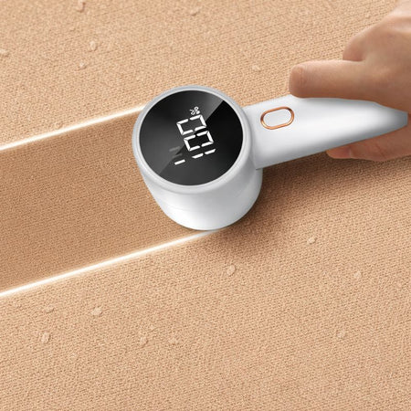 Rasoir anti peluche USB rechargeable avec affichage numérique – Portable, moteur puissant 3 vitesses