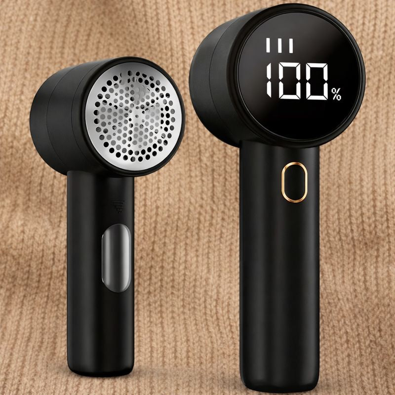 Rasoir anti peluche USB rechargeable avec affichage numérique – Portable, moteur puissant 3 vitesses