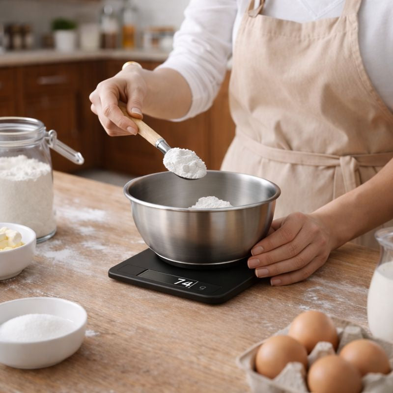 GramMaster – Balance de cuisine numérique ultra-précise 1 g, capacité 5 kg, écran LCD, fonction tare