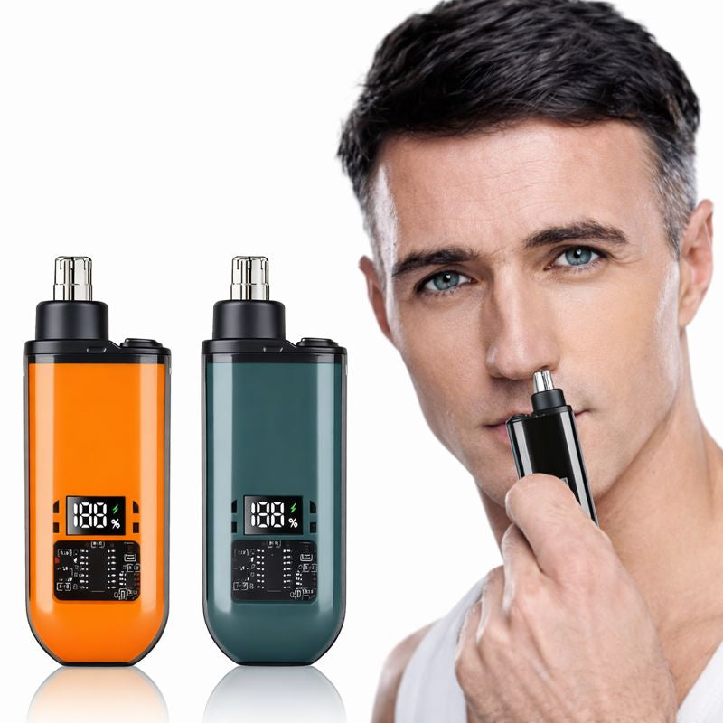 Tondeuse pour poils de nez et d’oreilles rechargeable par USB – Compacte & Portable