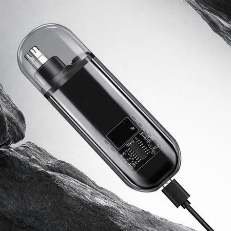 Tondeuse pour poils de nez et d’oreilles rechargeable par USB – Compacte & Portable