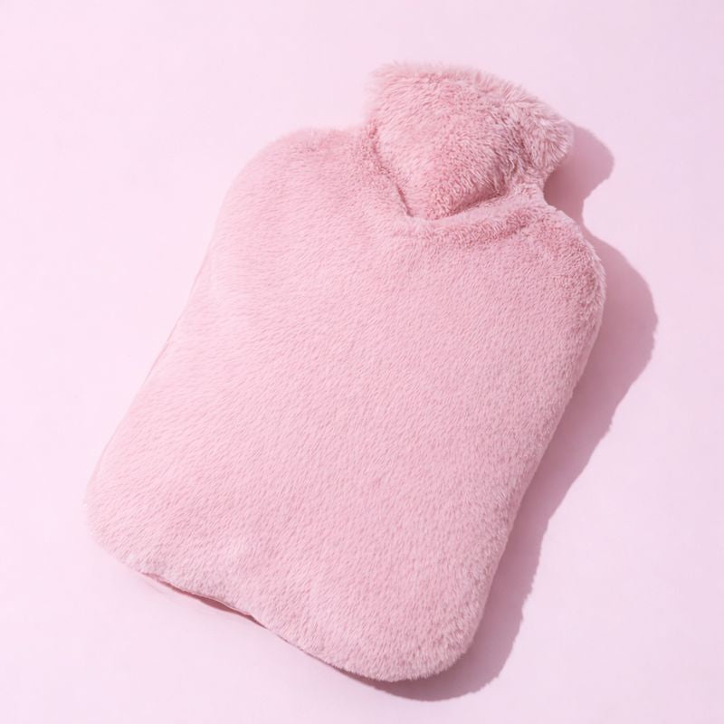 Bouillotte 2 L avec Housse & Poche Kangourou – Douce, Chaleur Longue Durée