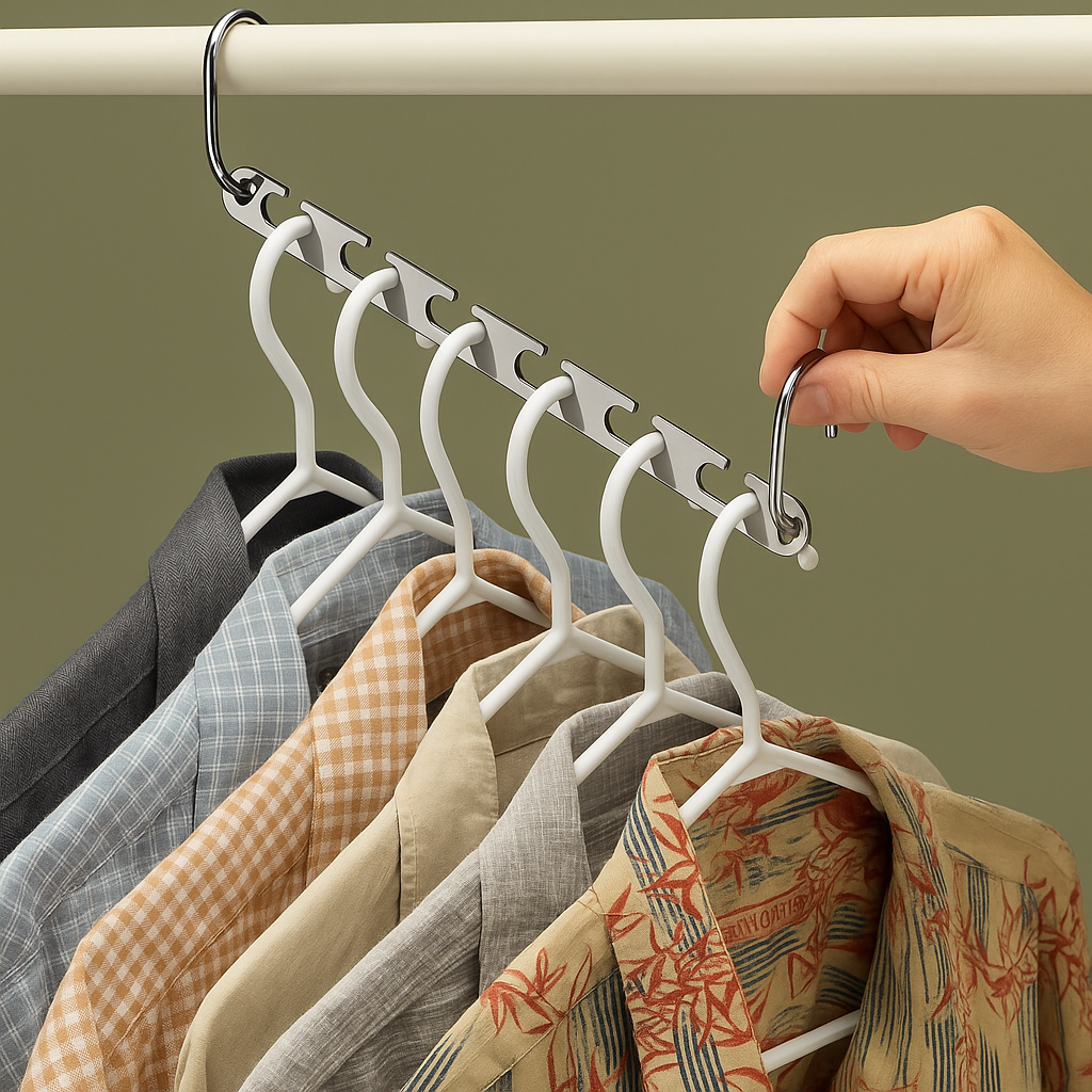 SlimDress – Organisateur de cintres, la solution gain de place instantanée