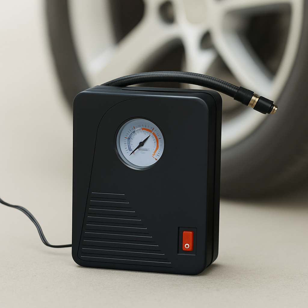 Gonfleur pneus portable 12V 100 PSI avec LED
