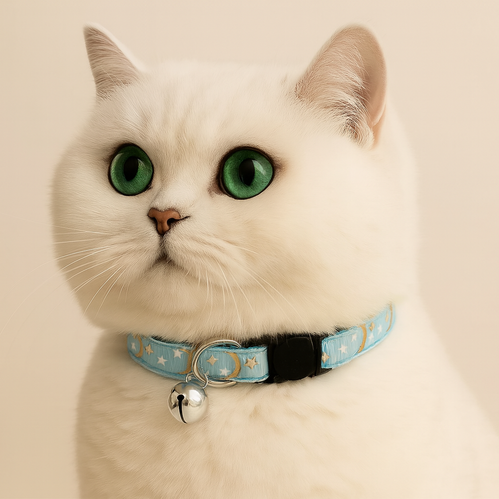 Collier réglable de sécurité pour chat – Avec clochette amovible