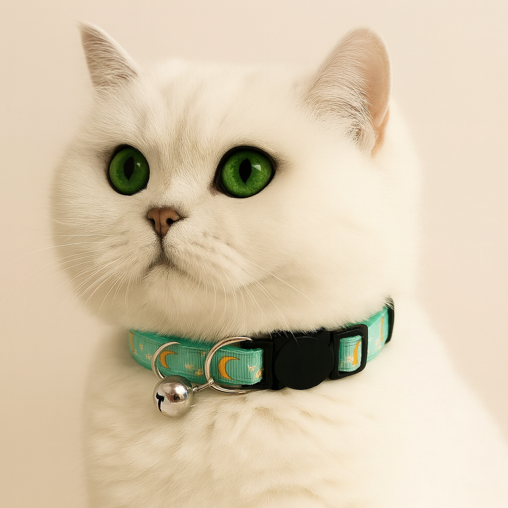 Collier réglable de sécurité pour chat – Avec clochette amovible