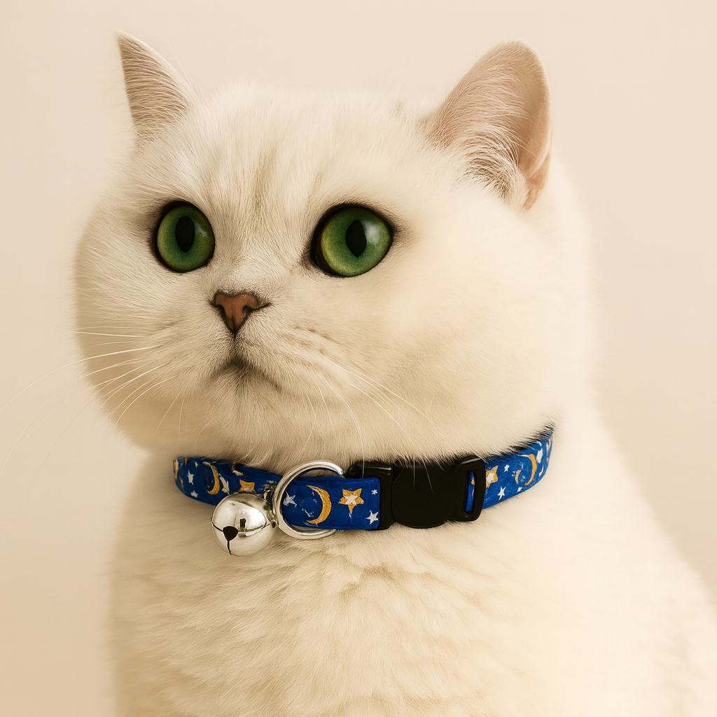 Collier réglable de sécurité pour chat – Avec clochette amovible