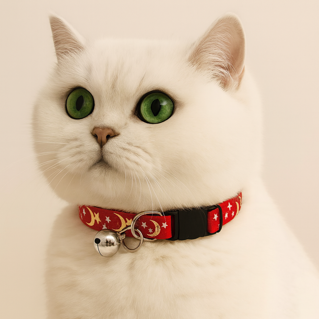 Collier réglable de sécurité pour chat – Avec clochette amovible