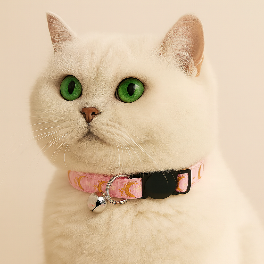Collier réglable de sécurité pour chat – Avec clochette amovible