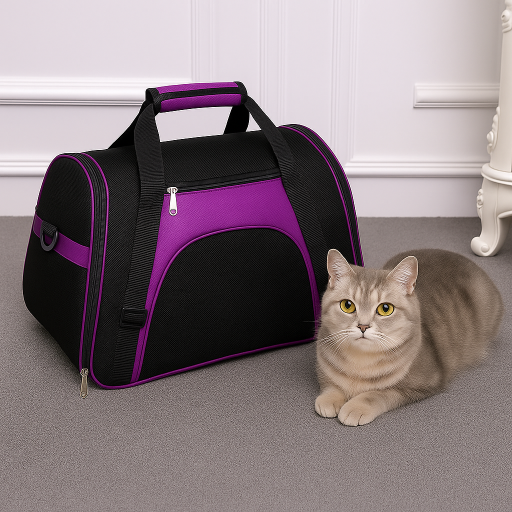 Sac de transport pliable pour chat et petit animal – Portable et facile à ranger