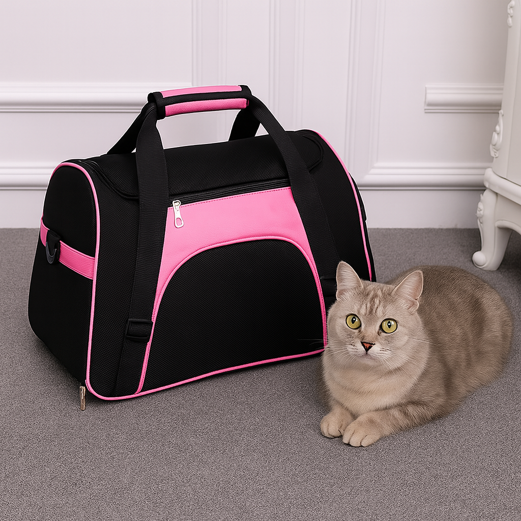Sac de transport pliable pour chat et petit animal – Portable et facile à ranger