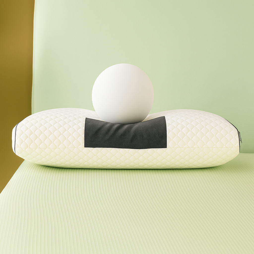 Oreiller cervical réglable ergonomique 1/2 pièces – Confort et soutien cou