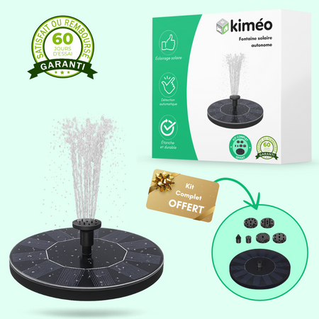 Mini Fontaine Solaire Autonome – Embellit et Dynamise Votre Jardin en un Instant