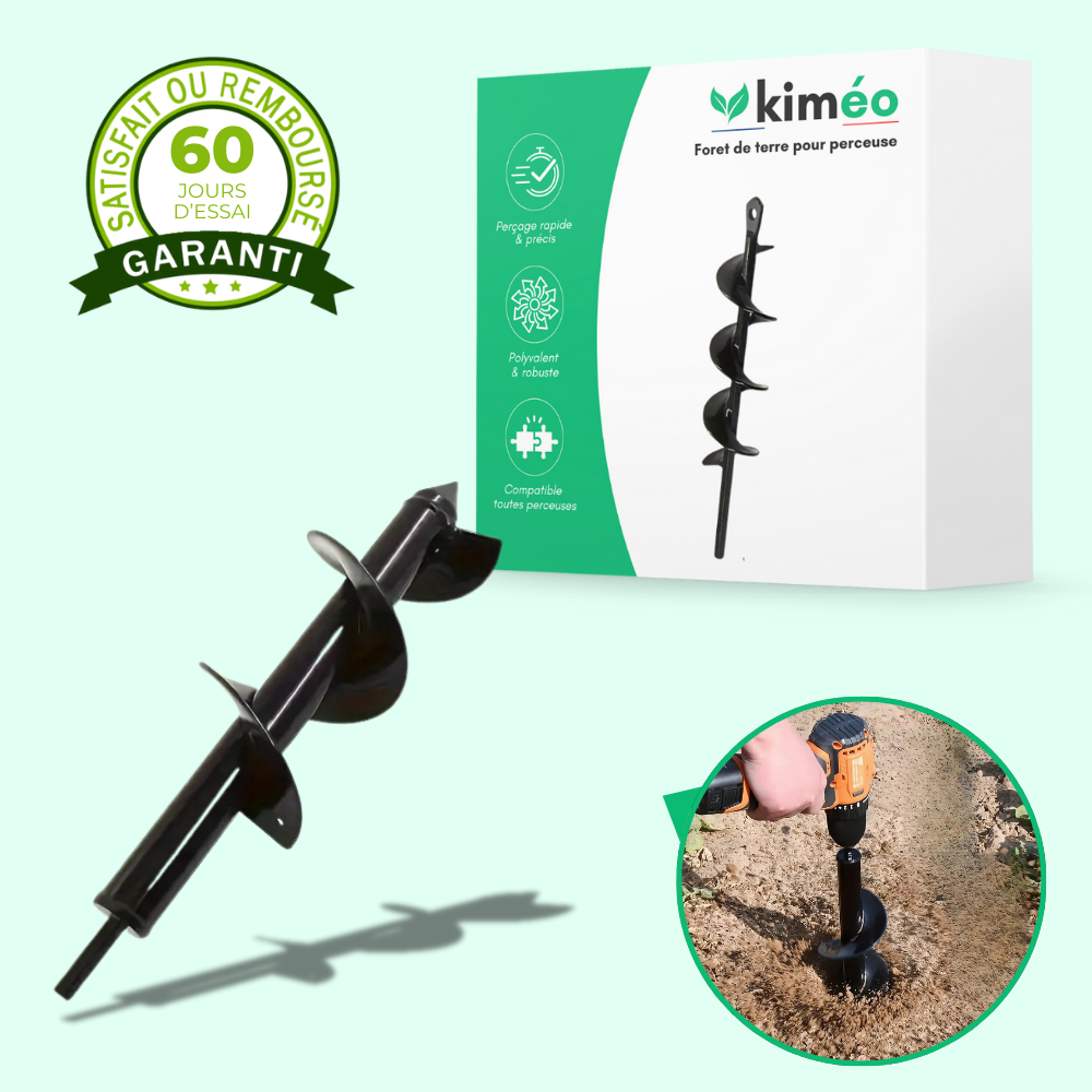 Foret de terre pour perceuse – Plantation rapide et facile