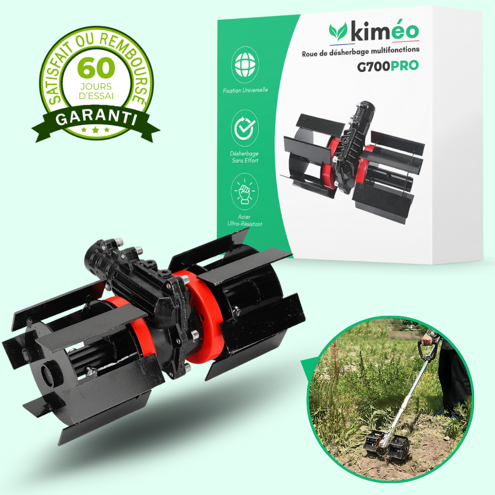 Roue de Désherbage Multifonctions – Outil Efficace pour Entretien de Jardin et Élimination des Mauvaises Herbes