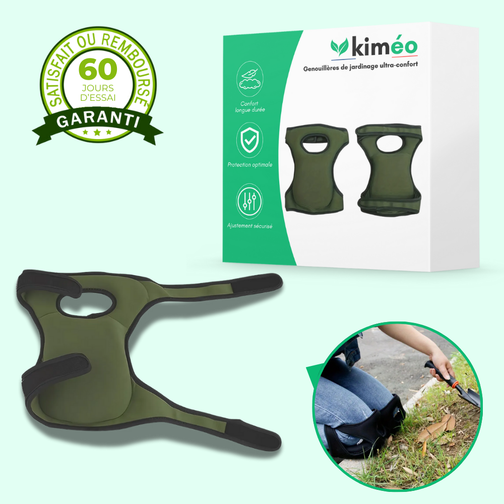 Genouillères de jardinage ultra-confort, protégez vos genoux sans effort