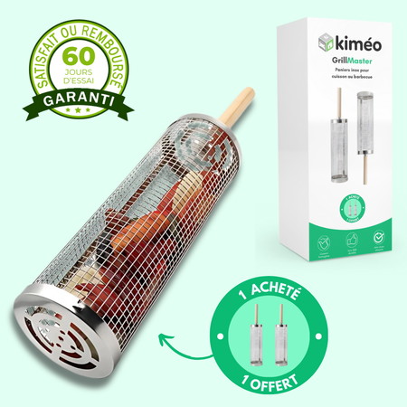 GrillMaster – Paniers inox pour cuisson au barbecue