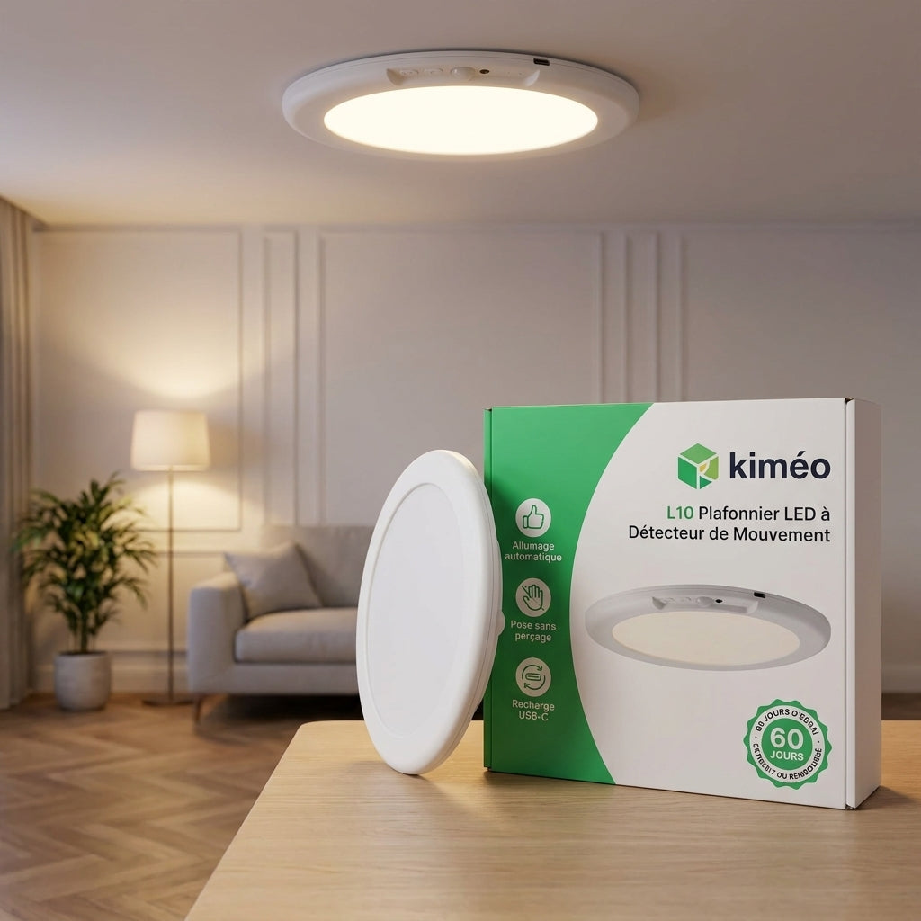 L10 | Plafonnier LED à Détecteur de Mouvement