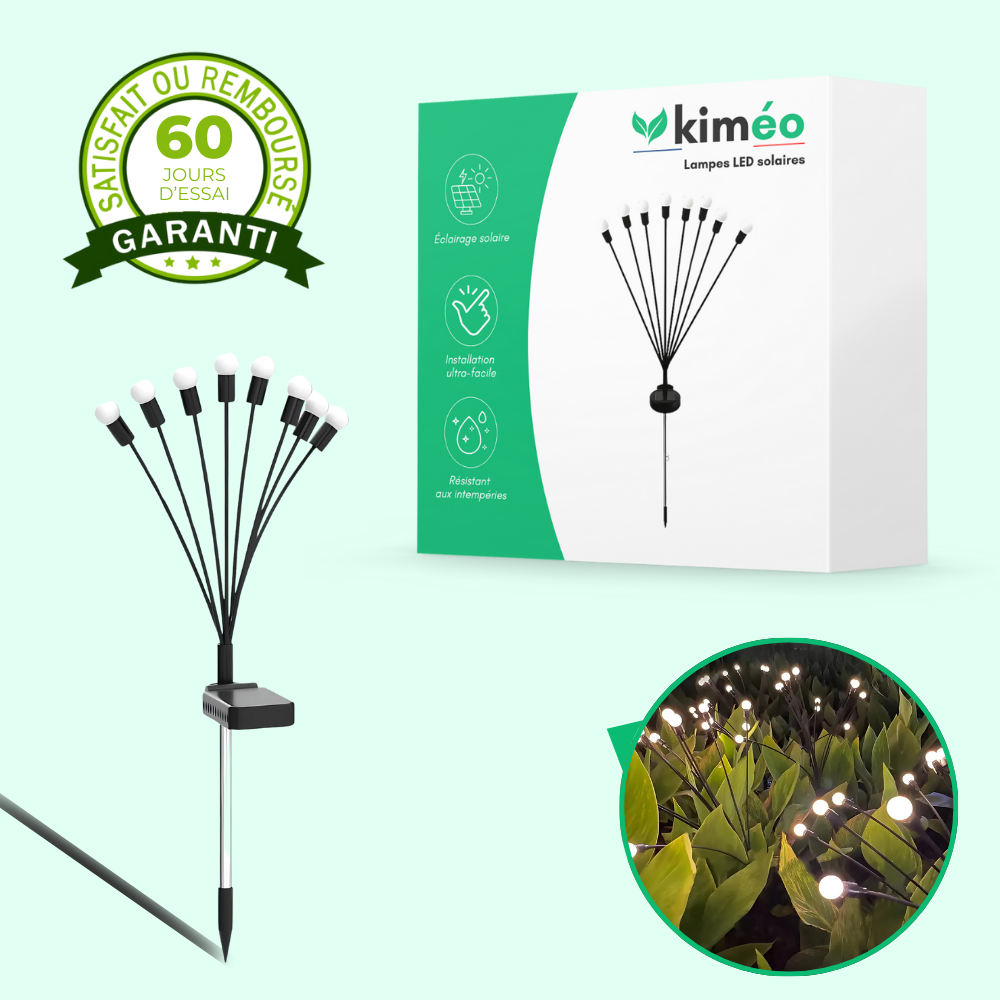 Lampes lucioles à énergie solaire