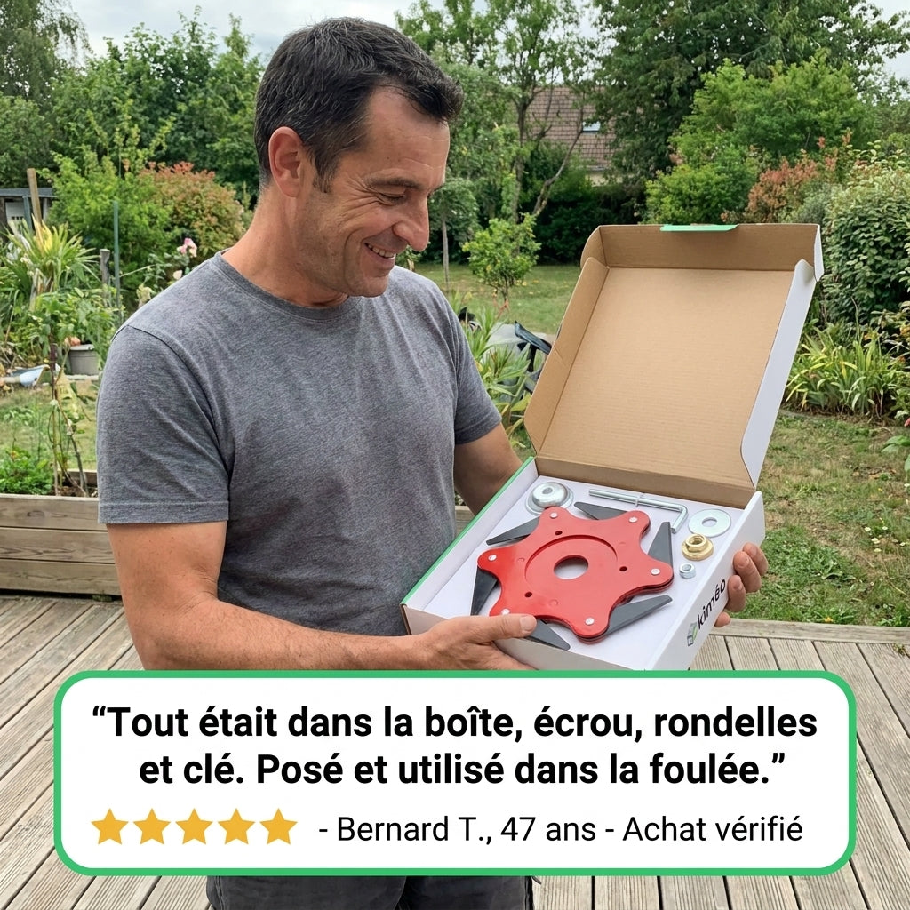 G60 PRO | Tête de débroussailleuse Universelle | Outil Polyvalent pour un Jardin Impeccable