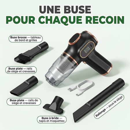AspiJet PRO — aspirateur 9-en-1 souffleur + aspiration
