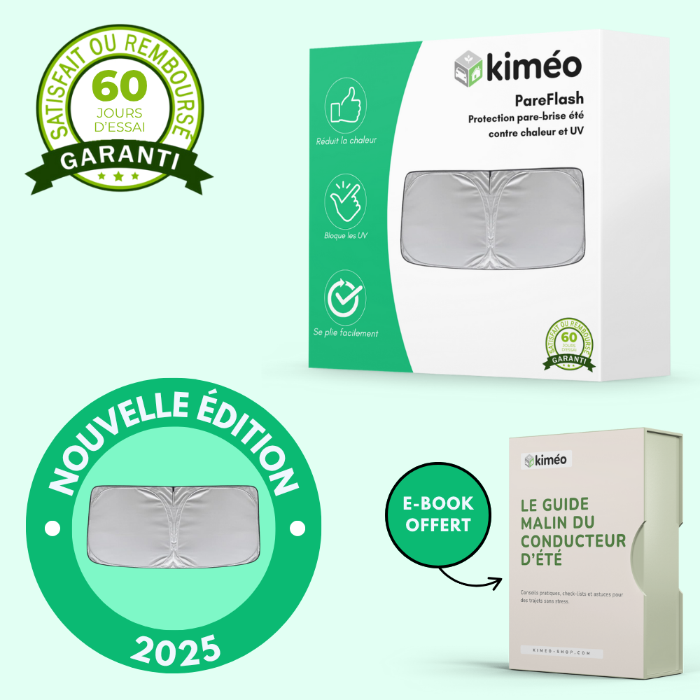 PareFlash – Protection pare-brise été contre chaleur et UV