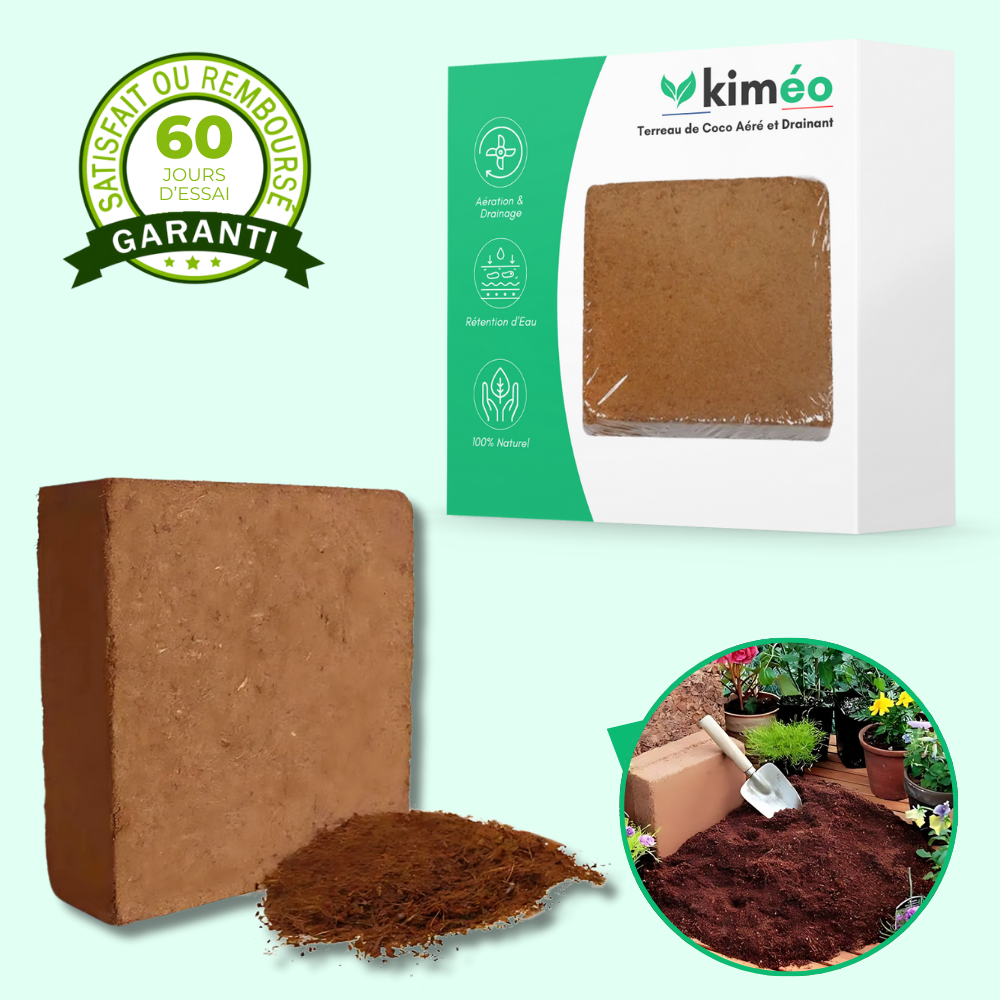 BioTerra™ - Engrais naturel compressé à base de coco et neem