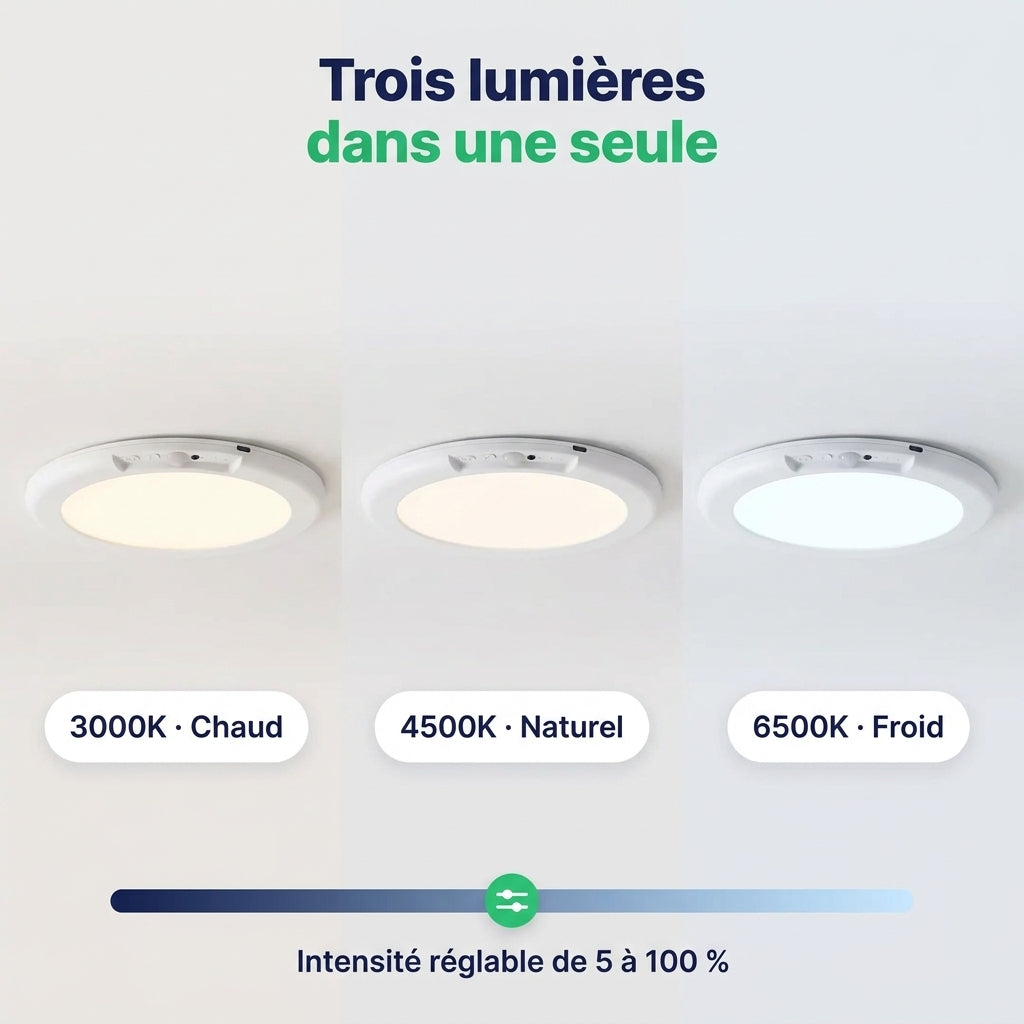 L10 | Plafonnier LED à Détecteur de Mouvement