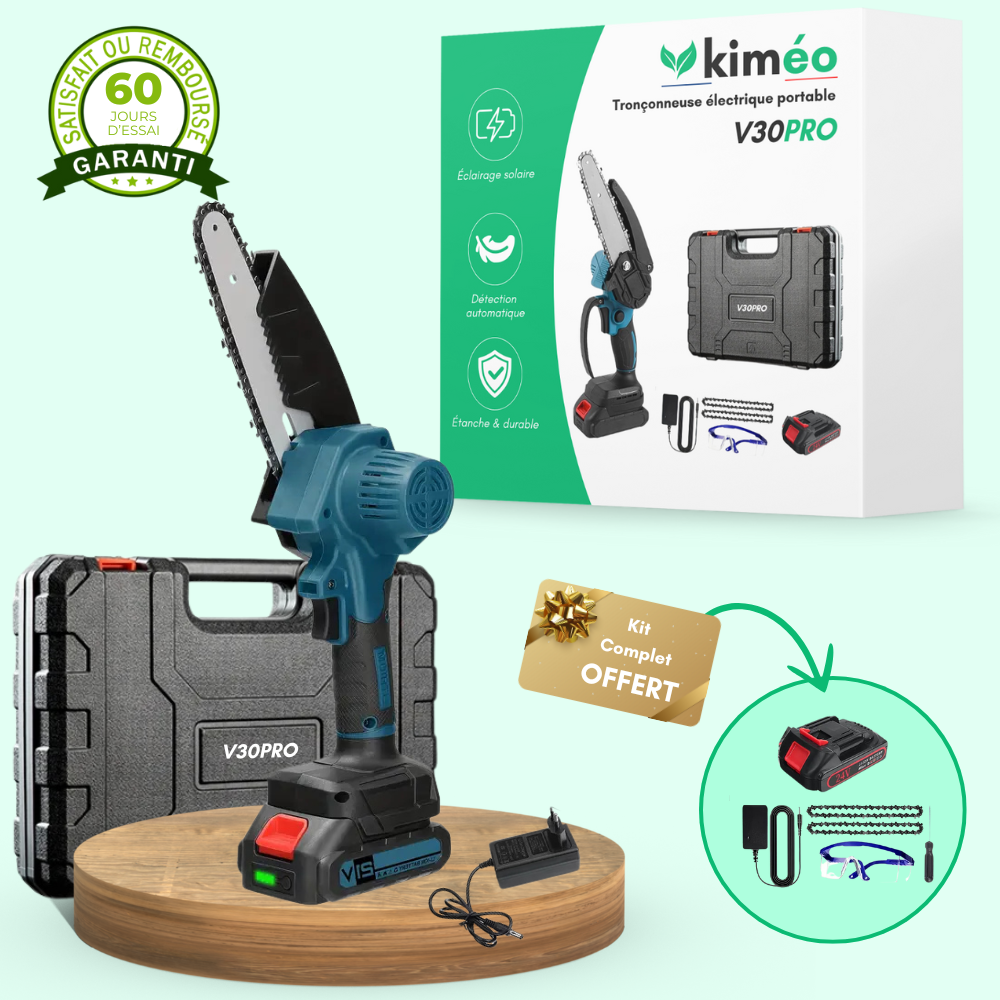 V30 PRO - Tronconneuse électrique portable - Coupe rapide et précise