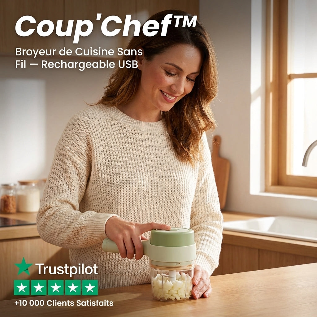 Coup’Chef – Broyeur de cuisine USB ultra pratique