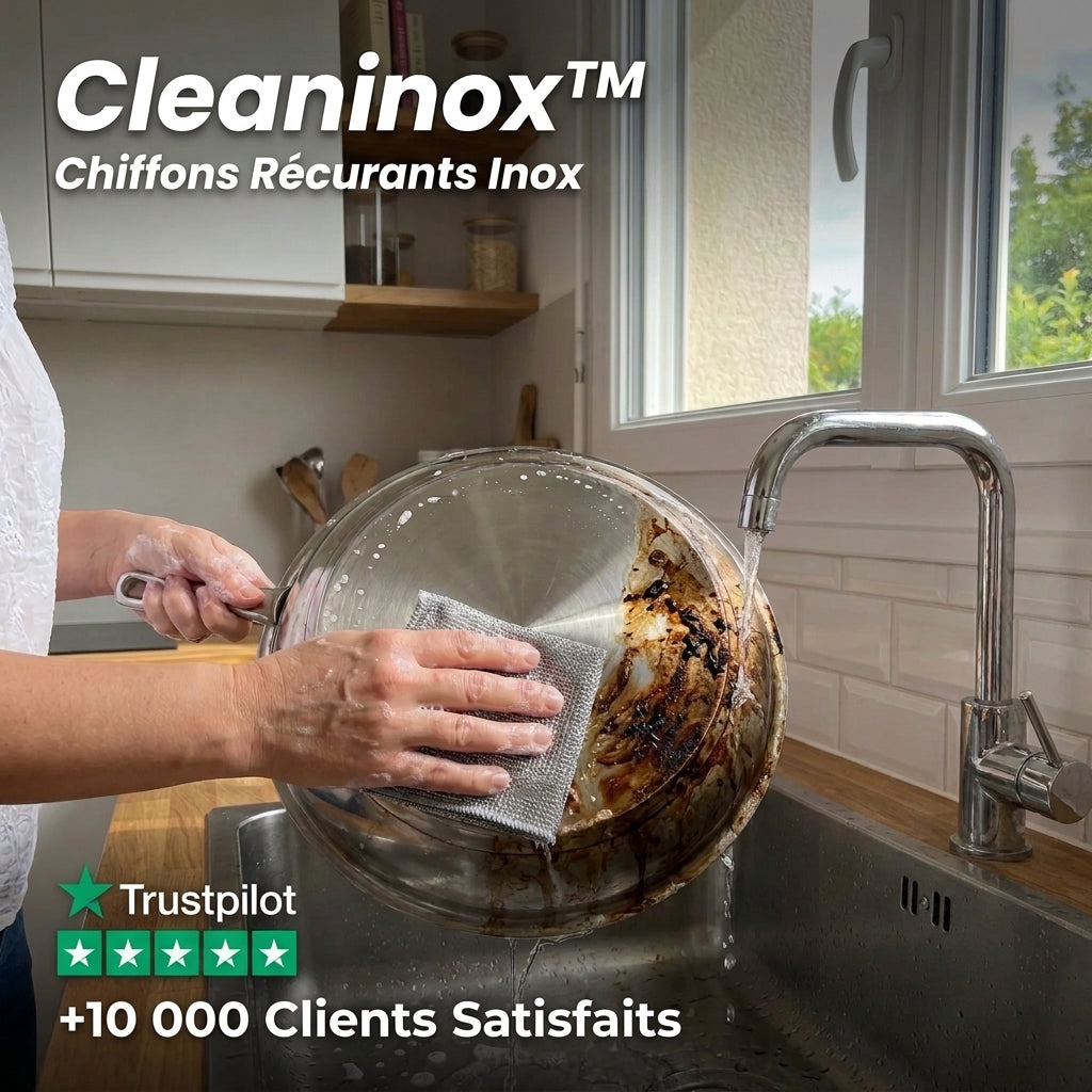 Cleaninox | Chiffons récurants inox puissants et sans rayures