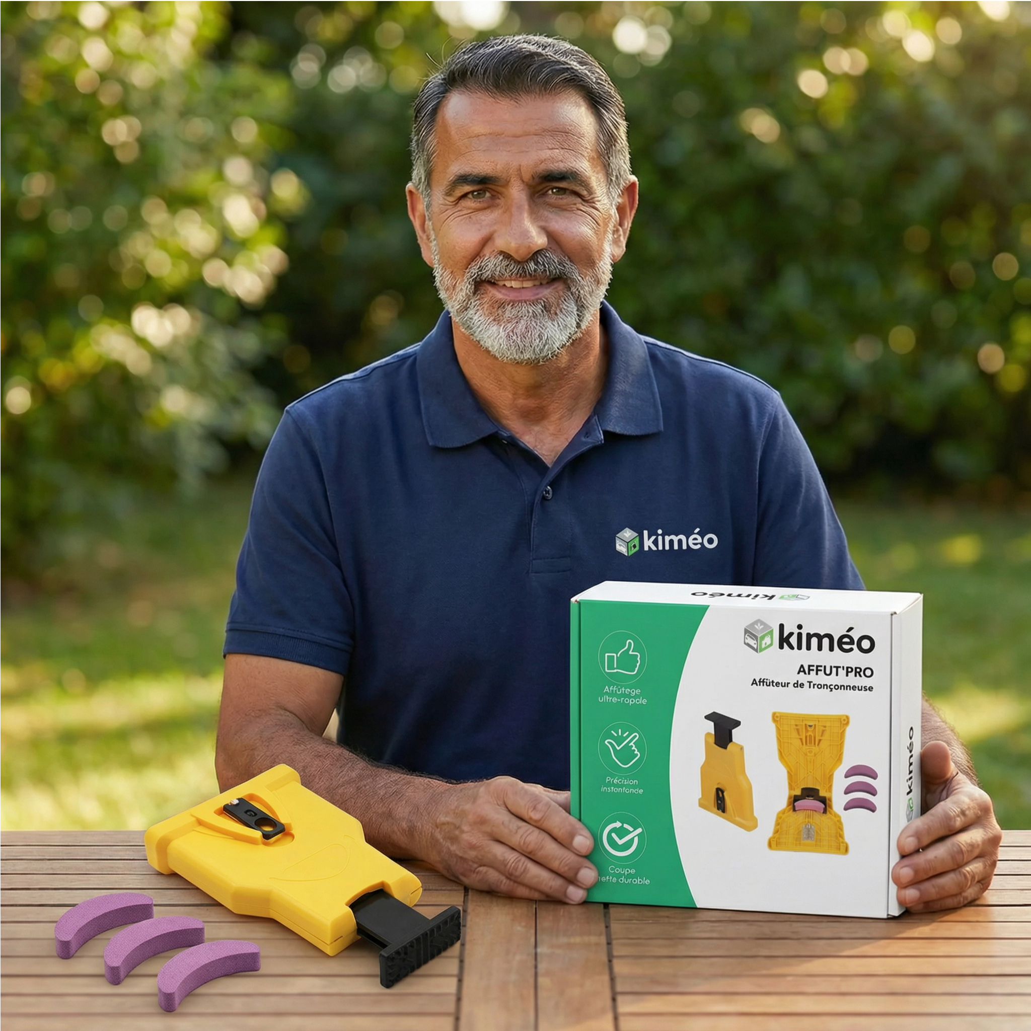 Affût’PRO Affûteur de Tronçonneuse Ultra-Rapide – Précision Instantanée pour Coupe Efficace