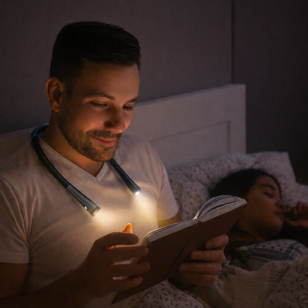 Lectura | Lampe de lecture cou rechargeable LED réglable mains libres