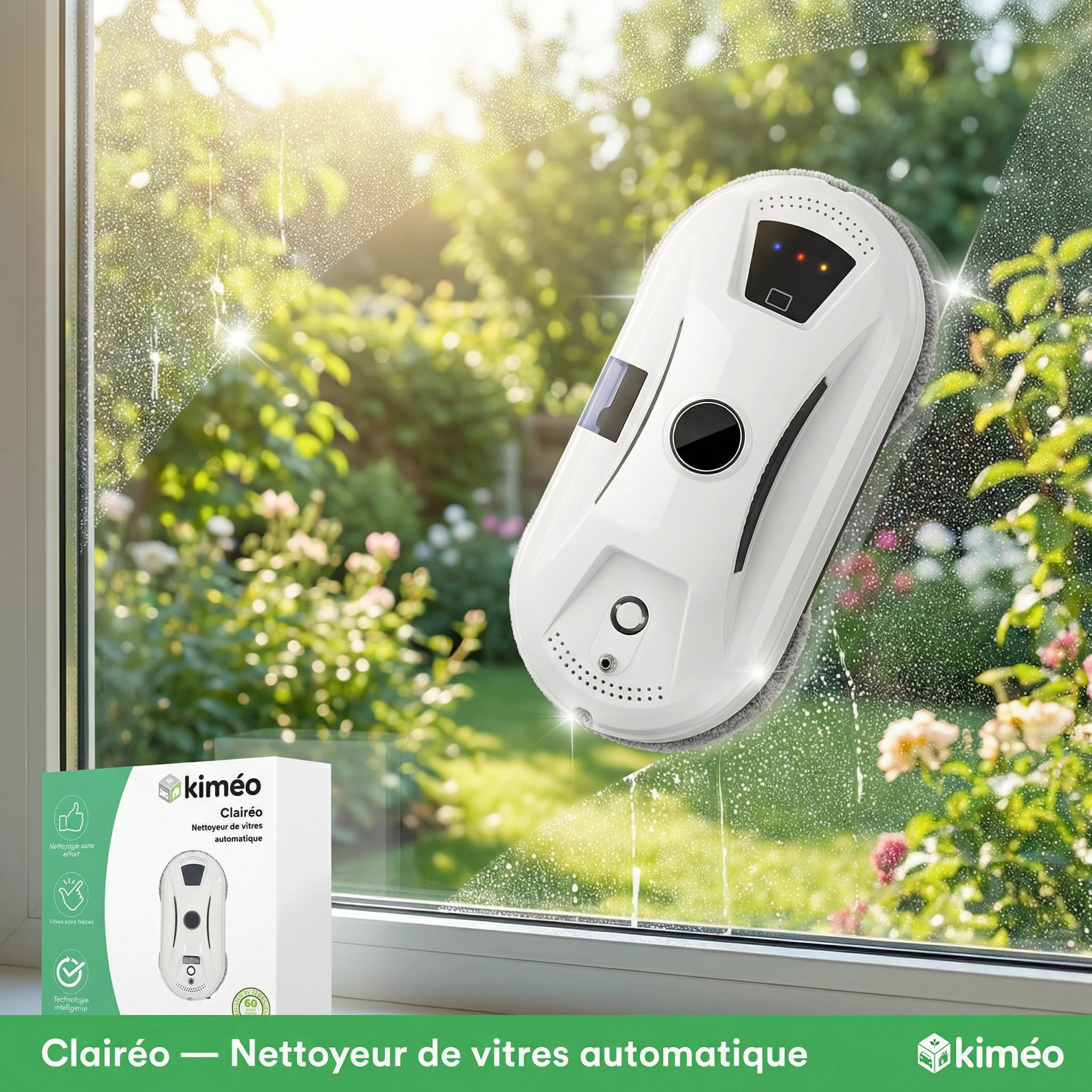Clairéo – Nettoyeur de vitres automatique haute performance