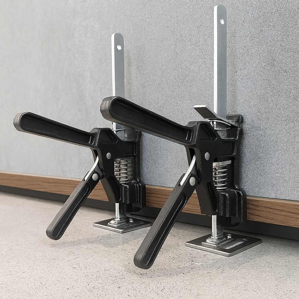 Cric manuel multifonction pour pose et levage facile