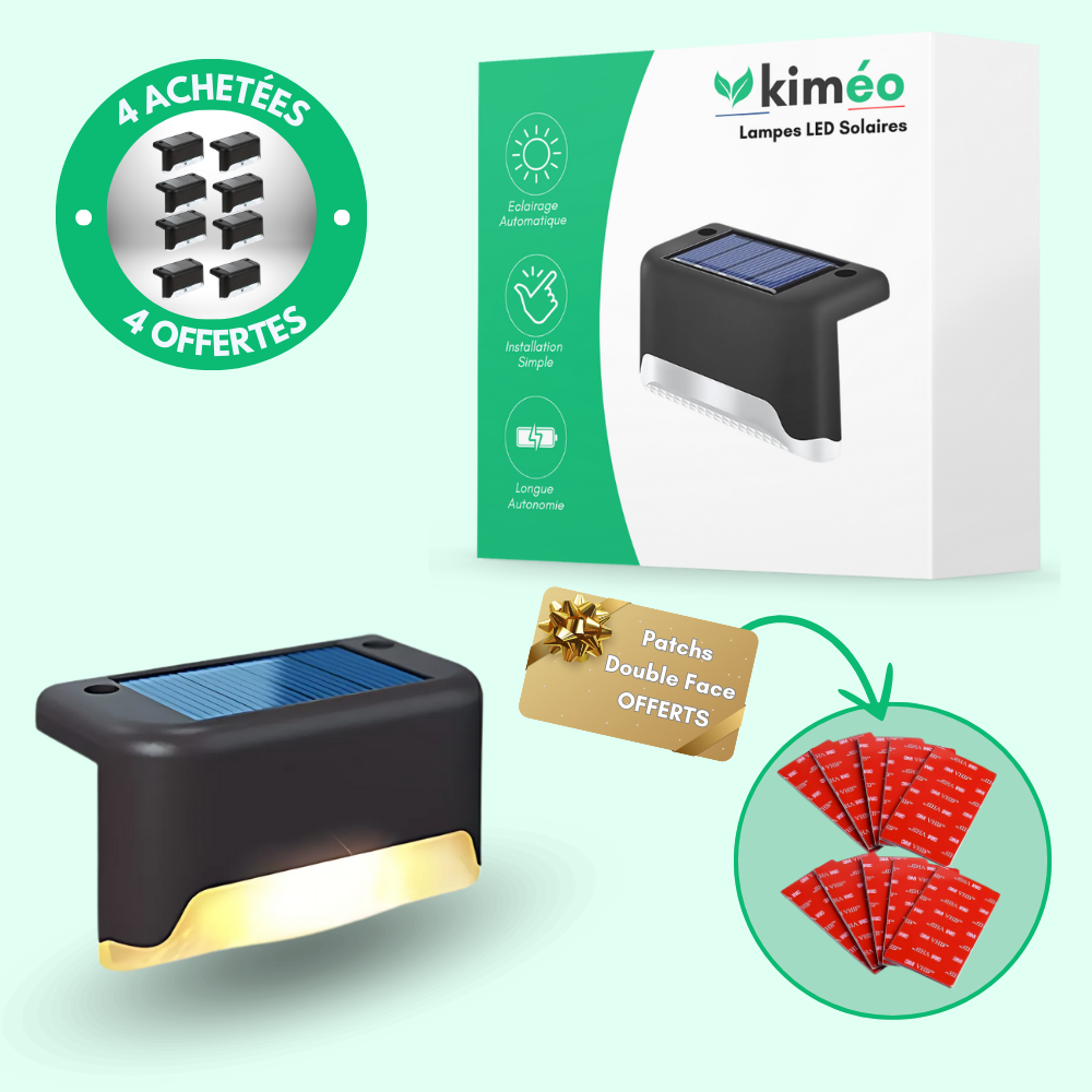 Lampes LED Solaires – Éclairage Automatique et Étanche pour Vos Extérieurs