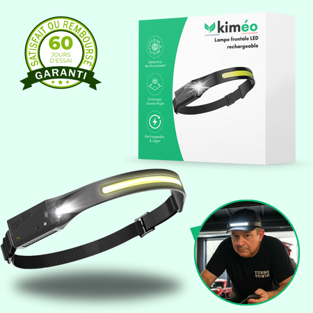 Ultra Light Rechargeable LED Headlamp with Motion Detection – Hands-Free Lighting for Outdoor Activities