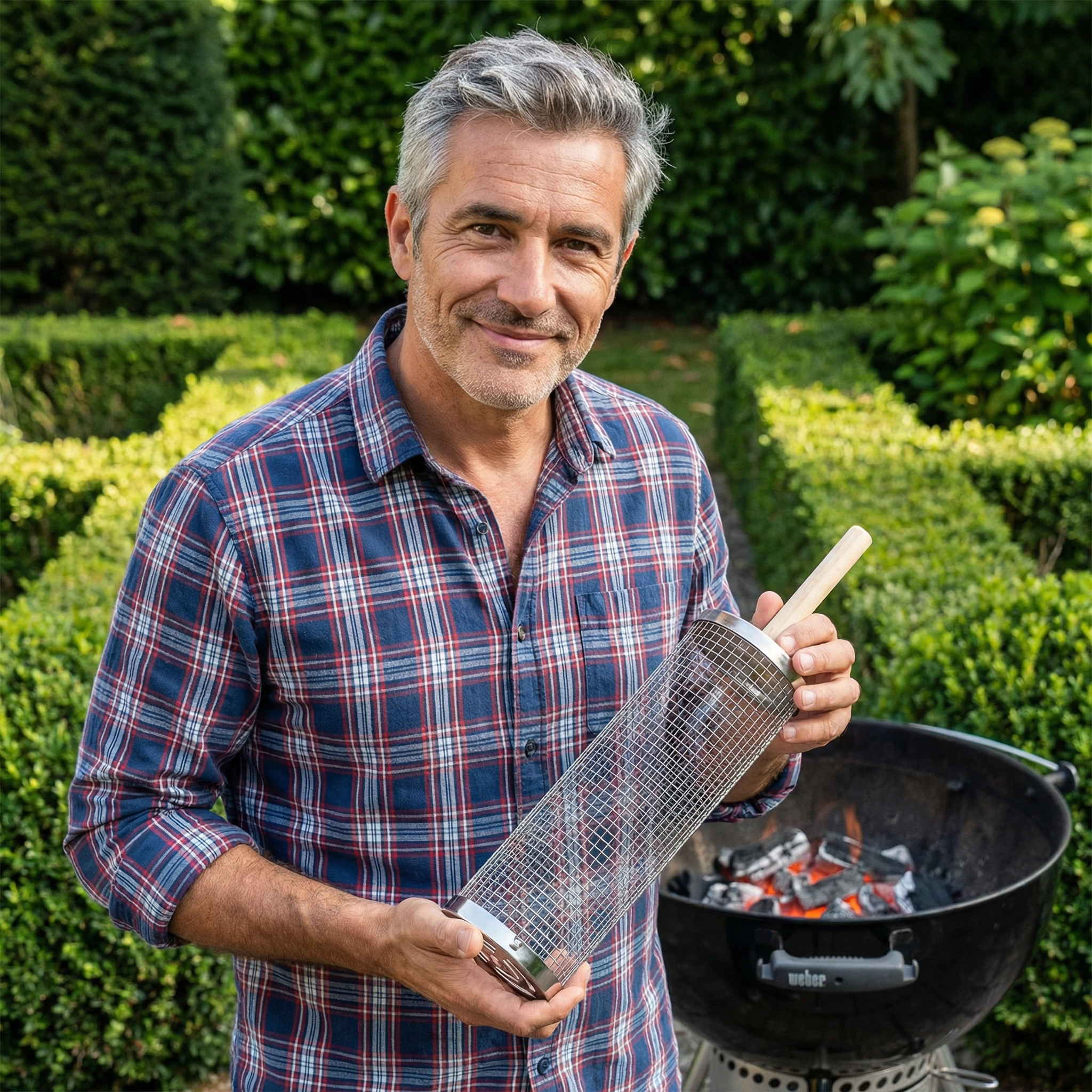 GrillMaster | Paniers inox pour cuisson au barbecue | 1+1 Offert