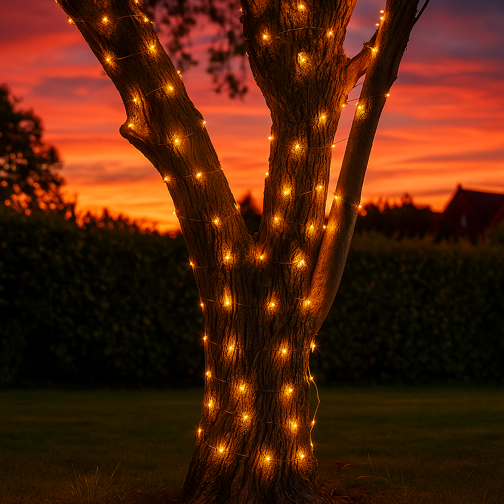Guirlande solaire LED extérieure – Ambiance chaleureuse et économique