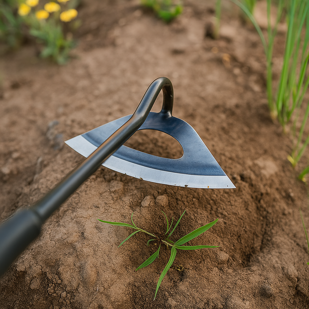 Houe de Désherbage en Acier Robuste – Outil de Jardinage pour Enlever les Mauvaises Herbes