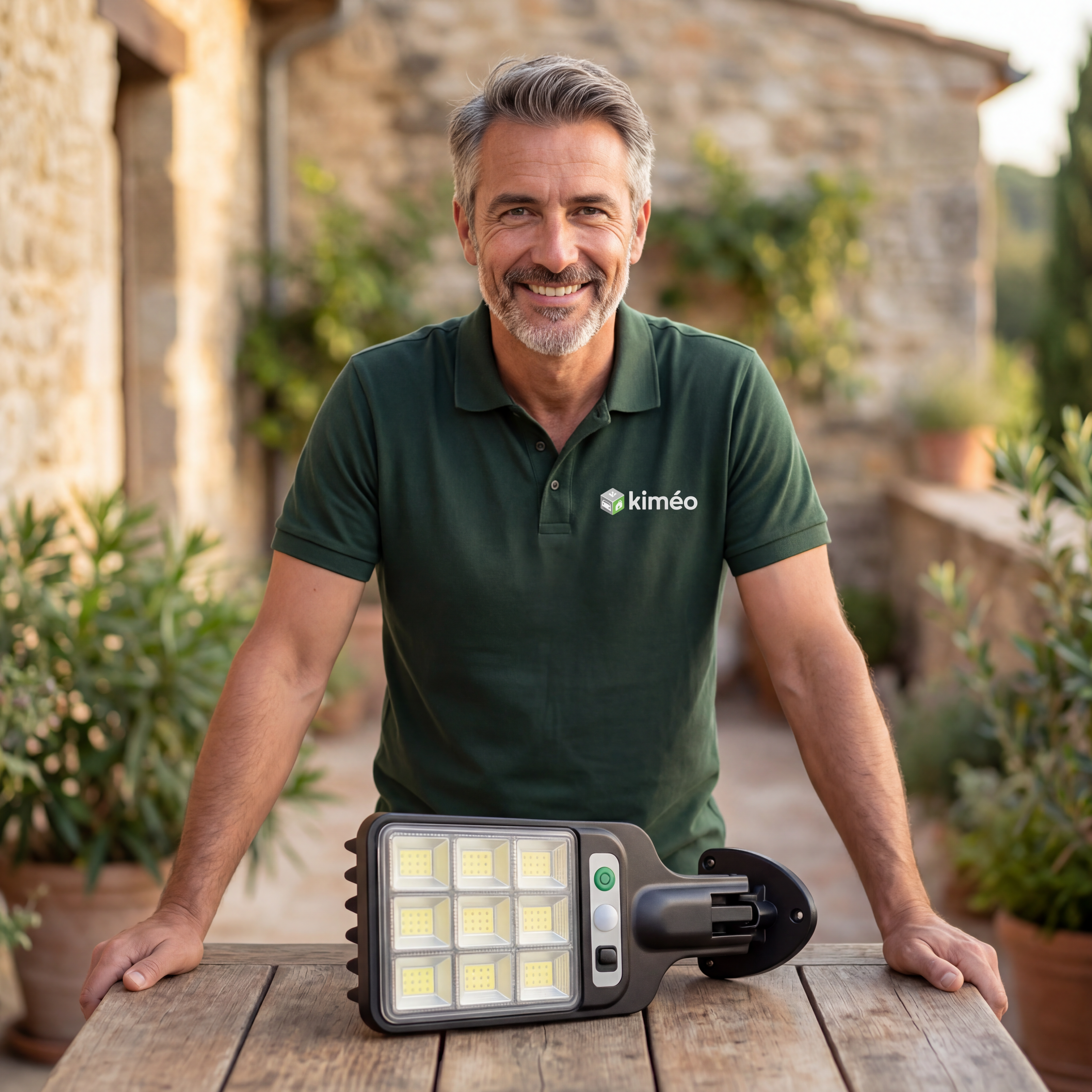 Lampe Solaire murale à Détection – Éclairage Extérieur Écologique avec Capteur de Mouvement